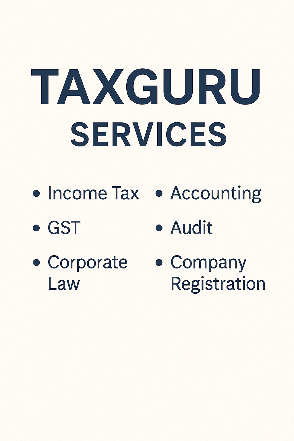 TaxGuru Services