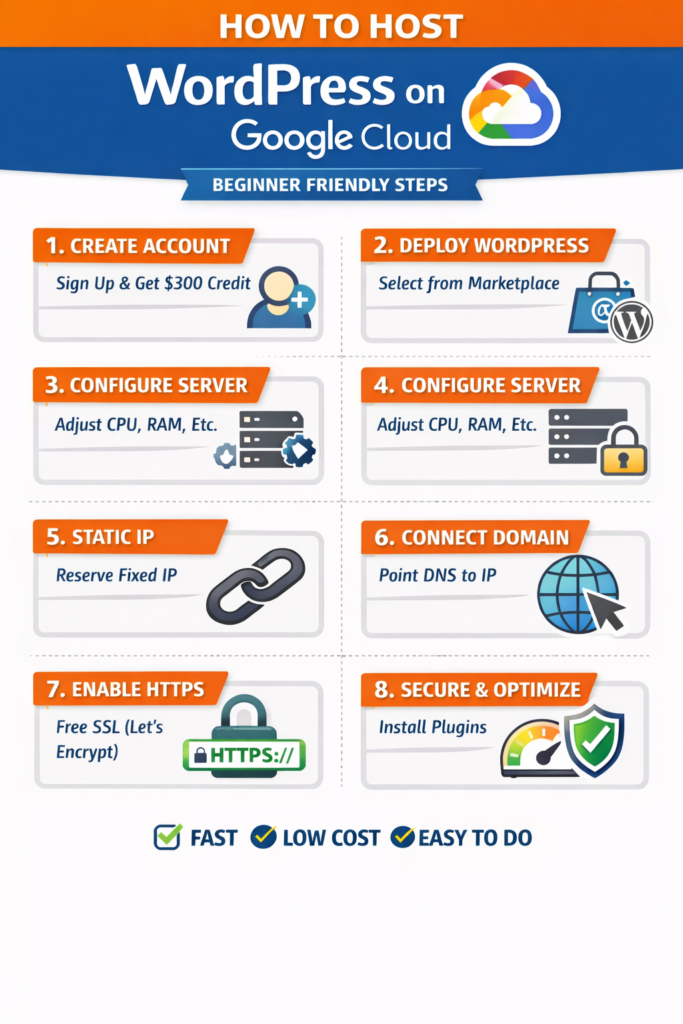 Host WordPress on GCP (Google Cloud Platform)
